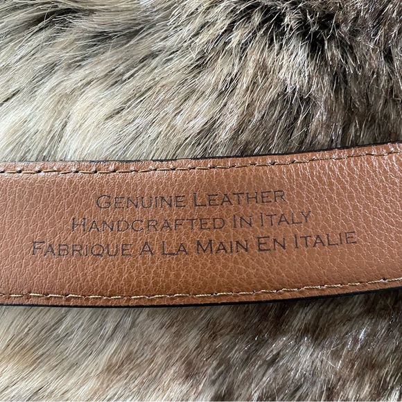 Joseph Abboud Black Leather Belt-fits 30& 32inch waist - Picture 3 of 4